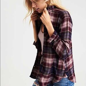 American Eagle Boyfriend Fit Flannel